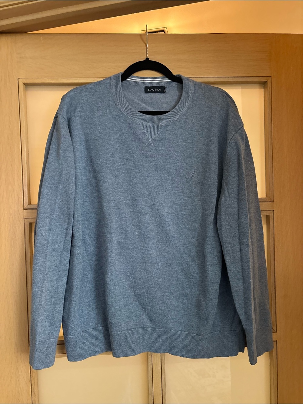 Nautica Men's Slate Blue Crewneck Sweater